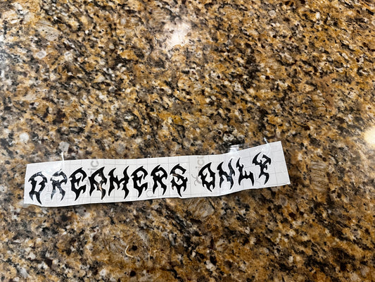 Gore Dreamers Only Sticker